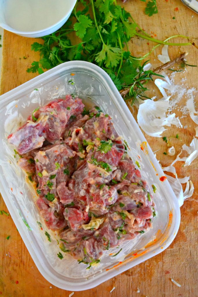 Rosemary Mint Marinated Lamb Stew
