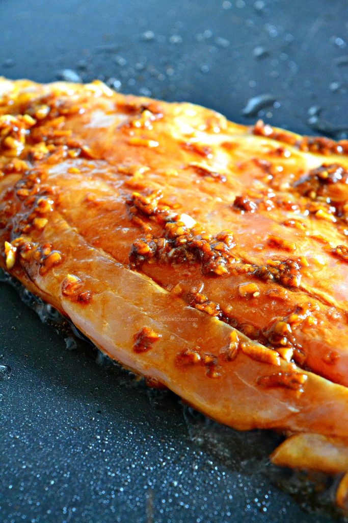 Garlic Grilled Tilapia Fillet in Lime Coconut Milk Sauce