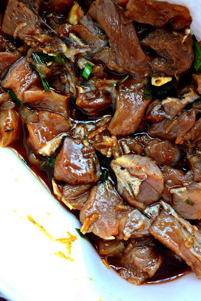 Thyme & Beer Marinated Mushroom Beef Stew