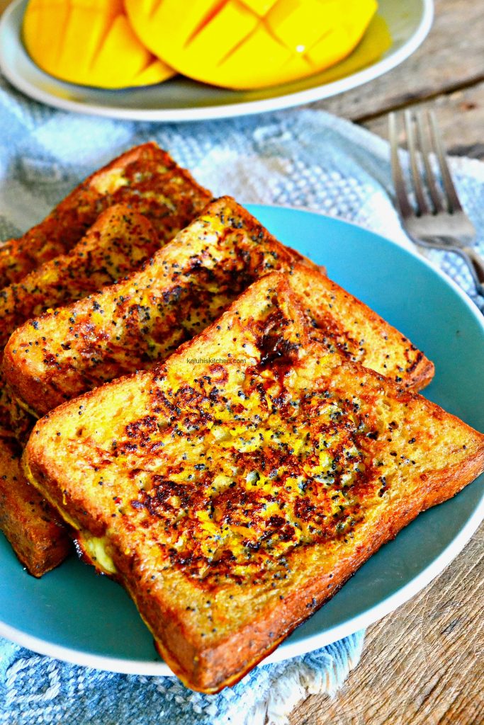Poppy Seed and Orange Zest French Toast