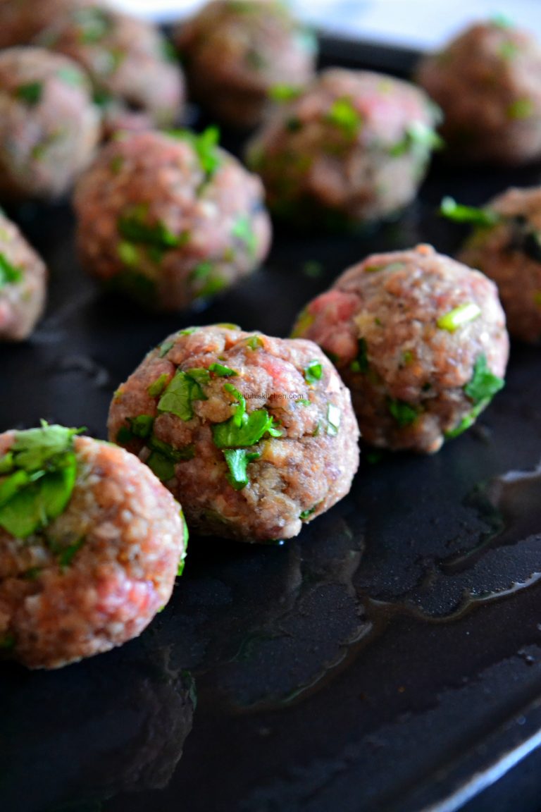Garlic Tandoori Masala Meatballs