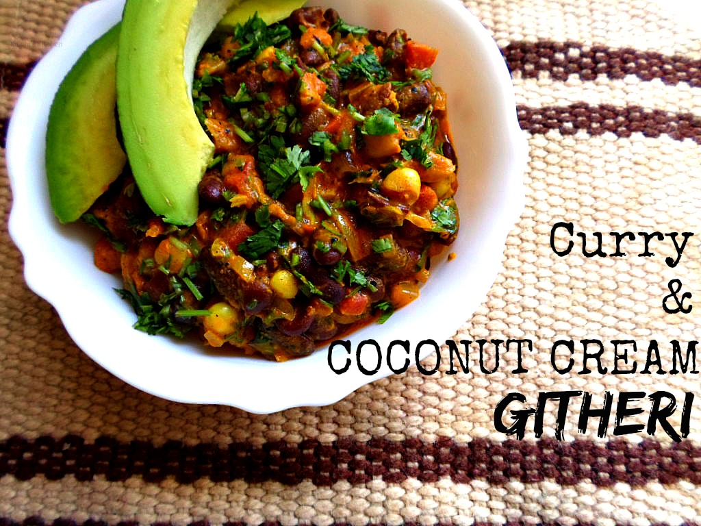 CURRY AND COCONUT cream githeri