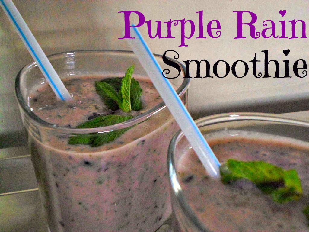 Purple rain smoothie