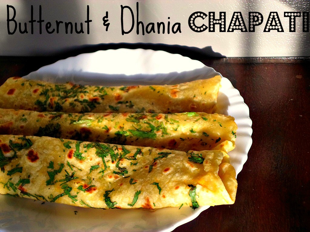 butternut & dhania chapati.1