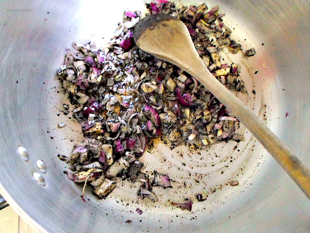 red onion and cumin seeds