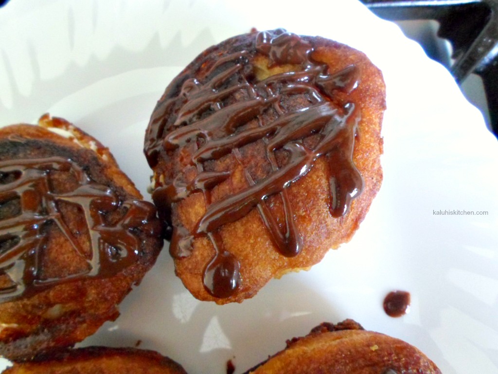 chocolate ganache drizzled scones