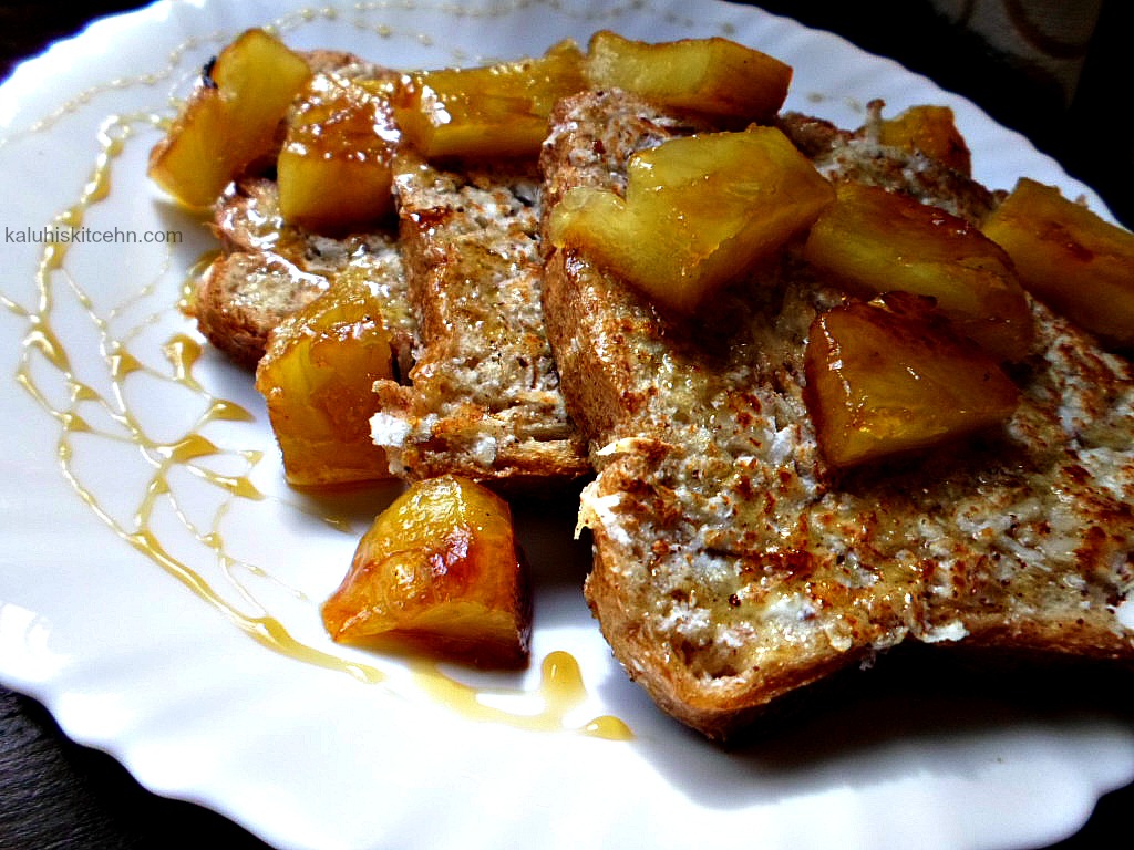 french toast with coconut