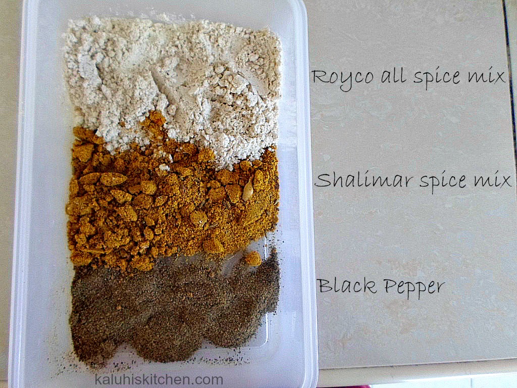 3 spice mix for fried chicken_Kaluhis Kitchen