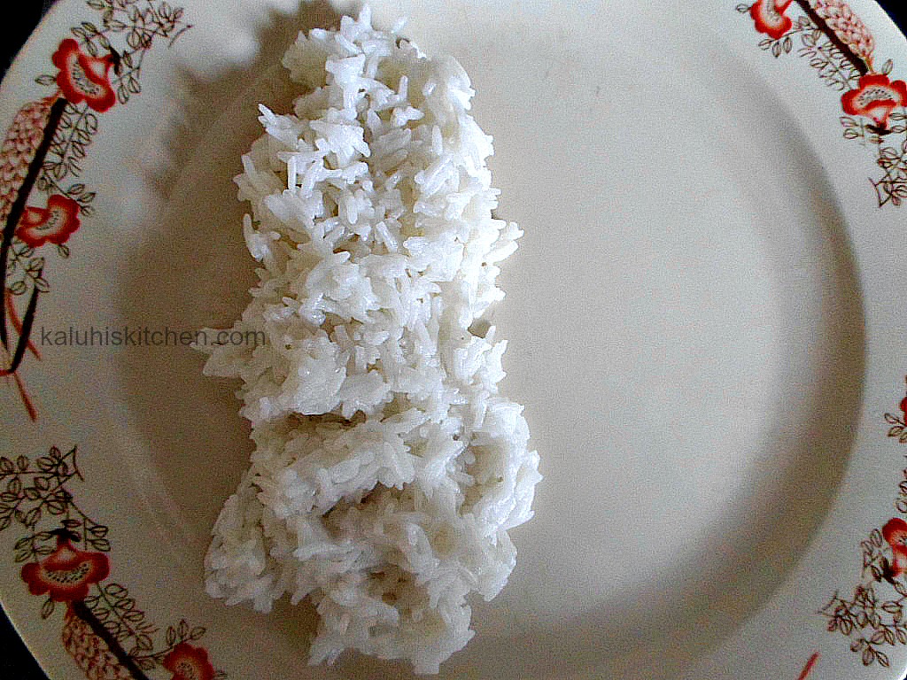 coconut cream, rice and sugar for making sticke thai rice