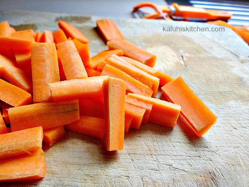 finger sized carrots for carrot saute with honey and rosemary