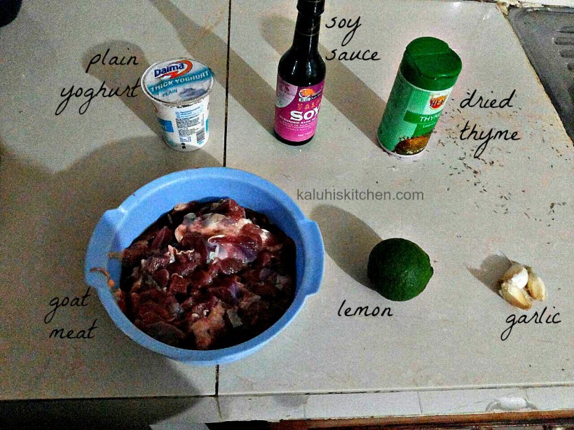 goat meat marinade