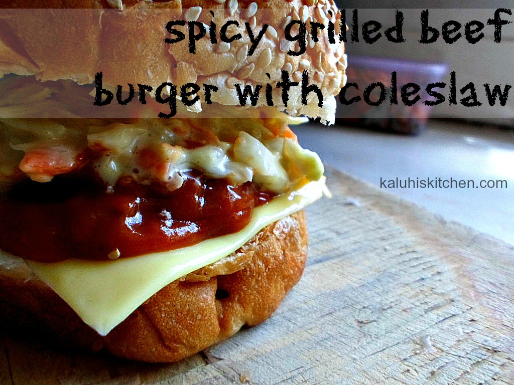 perfect burger recipe_spicy grilled beef burger with coleslaw_burger with moist pattie_burger with coleslaw_best burger recipes_kenyan food blogs