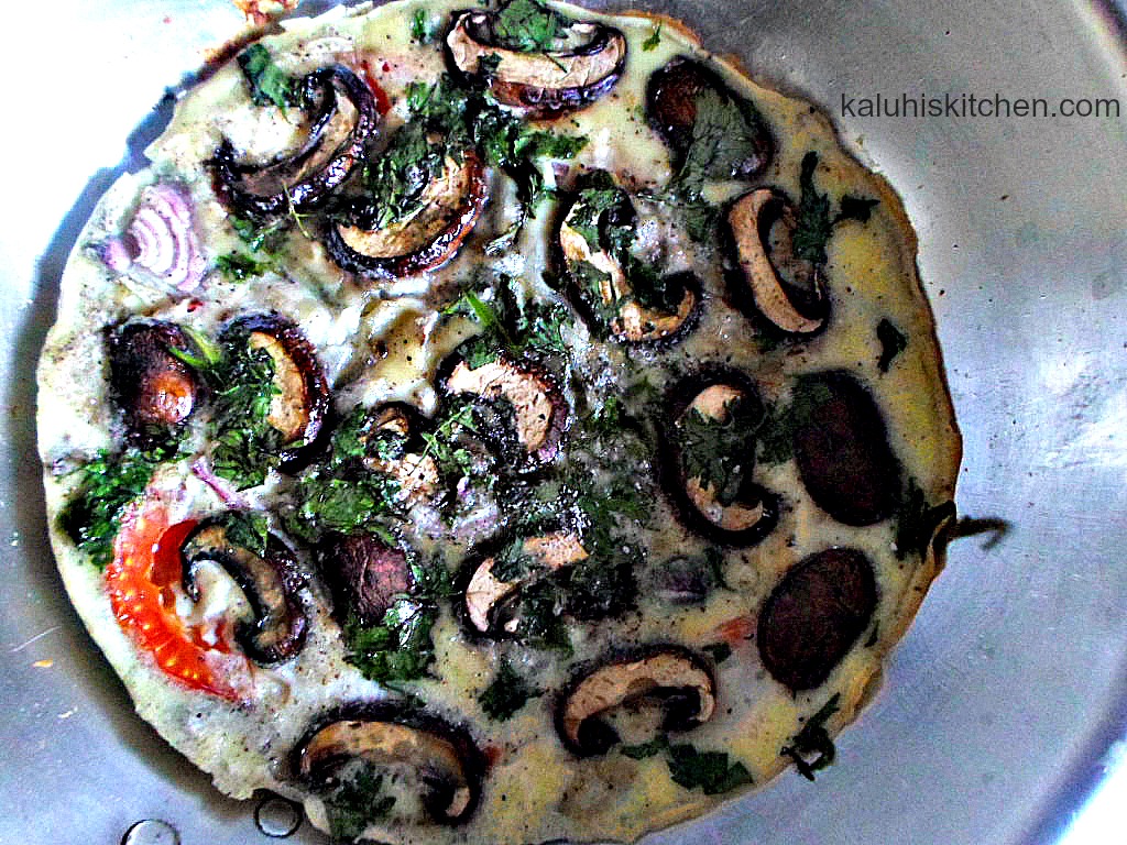Frittata that is cooked will be firm to the tough and should have detached from the sides of the pan
