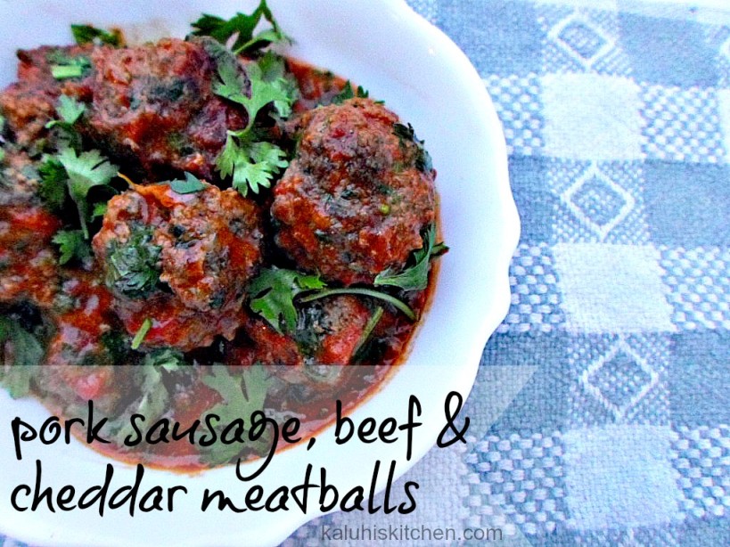 Meatball recipe_Kenyan Food_Pork sausage, beef and cheddar meatballs_easy meatballls_cheddar cheese meatballs