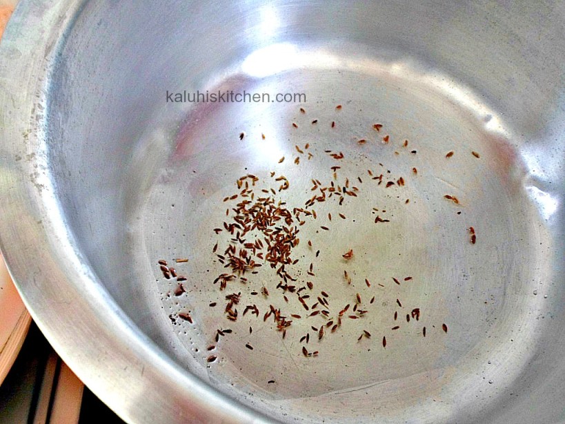using wole cumin seeds to cook ndengu adds alot of flavor and nutrients