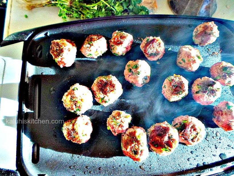 you first grill your meatballs to get them cooked all through. This also adds a crust to them which makes it such a delite to have_this is the best meatball recipe