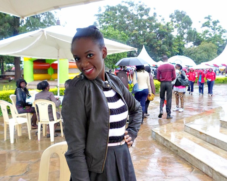 Kenyan Food Blogger Kaluhi Adagala at the Cake festival 2015