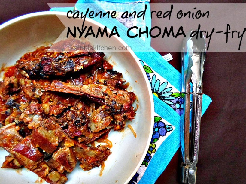 Nyama choma is a meal that never misses in Kenyan feasts. Make this even more savory with cayenne and caramelized onion_Kenyan Food