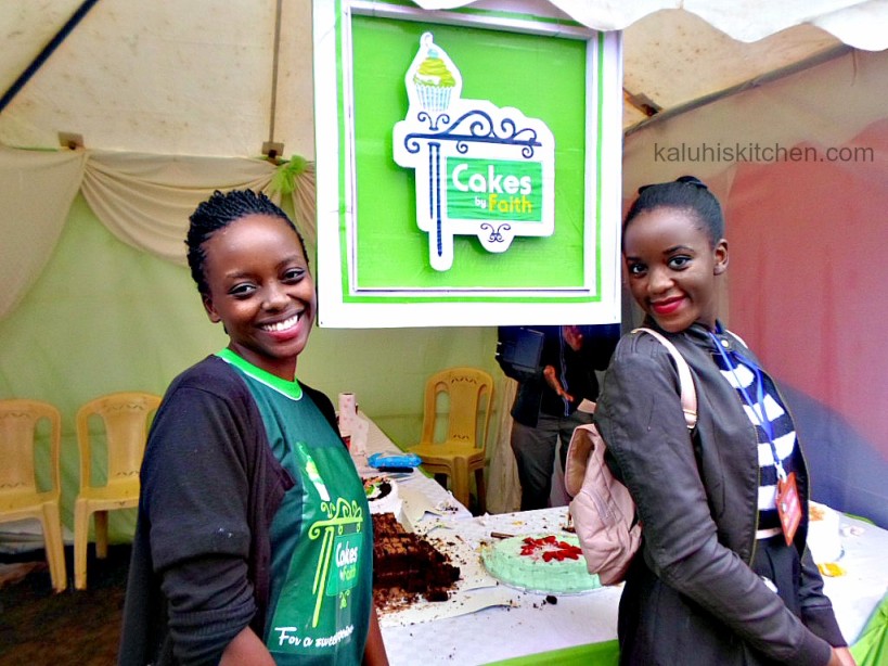 baker and entrepreneur faith wanjiru founder of Cakes by Faith together with Kenyan Food blogger Kaluhi Adagala