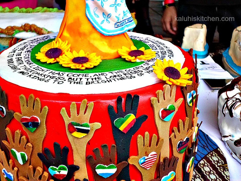 beatiful cake at the annual cake festival in nairobi kenya from an unnamed stand