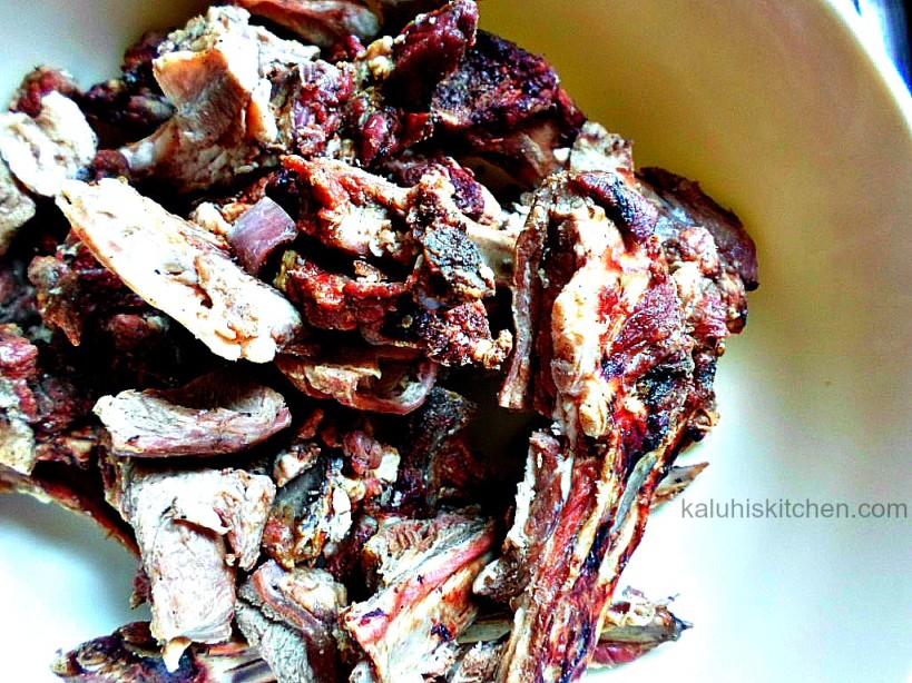 nyamachoma is an open flame roasted Kenyan Food usualy made using beef and goat ribs