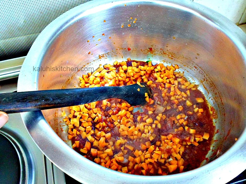 using carrots in a pea and potato stew not only add color but alot of flavor and nutrients too