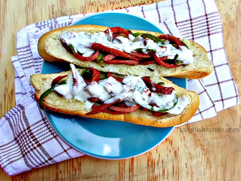 best healthy hot dog recipes_kenyan food blogs_peppery hot dog with garlic and lemon plain yoghurt sauce