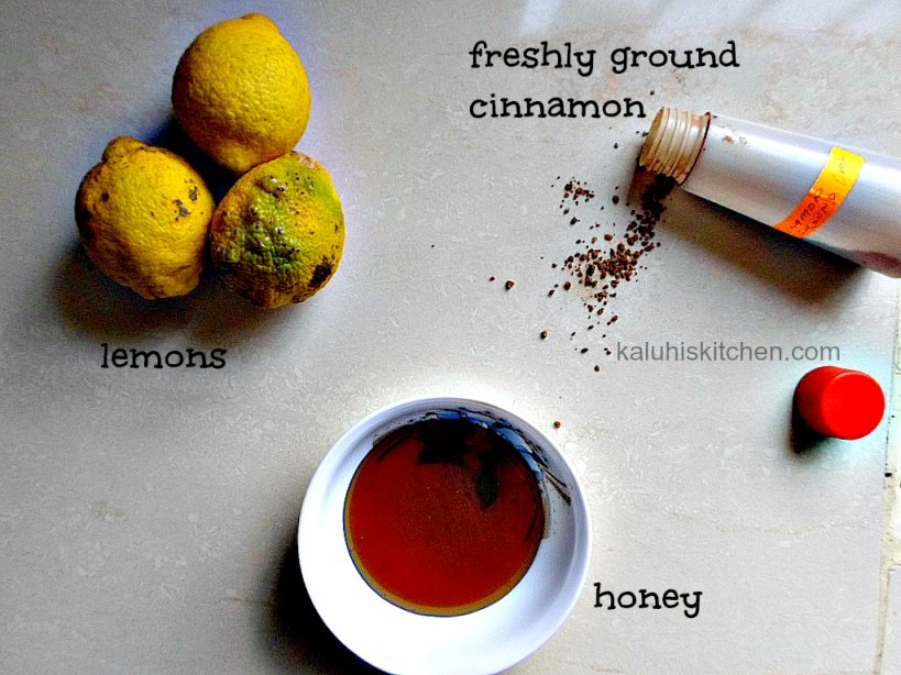 how to make honey lemon and cinnamon tea_ingredients fro lemon tea_KENYAN FOOD BLOGGERS