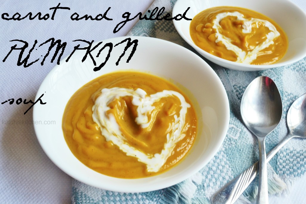 Carrot and Grilled Pumpkin Soup Kaluhi's Kitchen