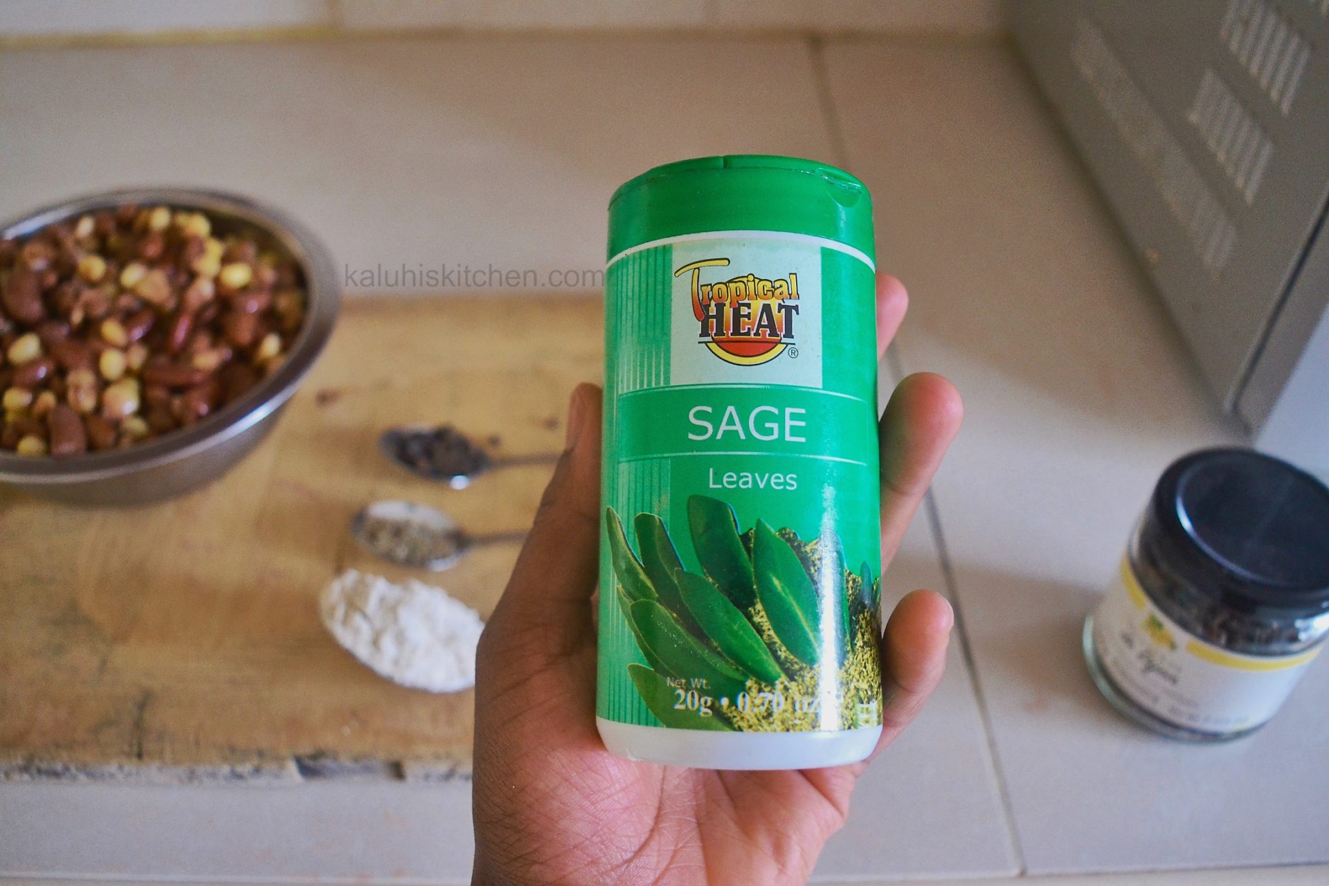 sage is an excellent herb whether dried or fresh that adds beautiful flavor to food including githeri_sage and garlic githeri_kaluhiskitchen.com