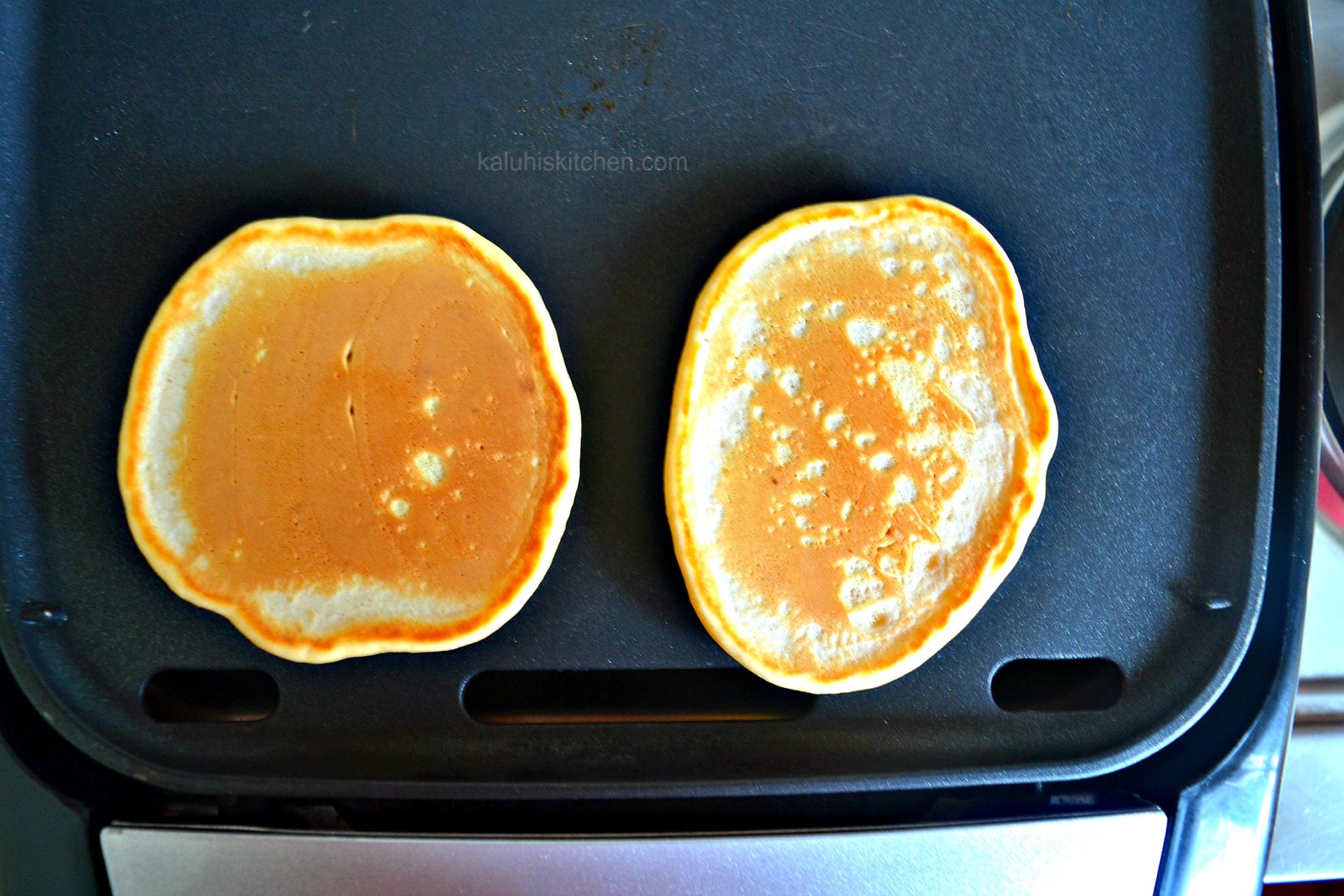 custard pancakes are ready when they have just turned borwn_custard pancakes recipe_kaluhiskitchen.com