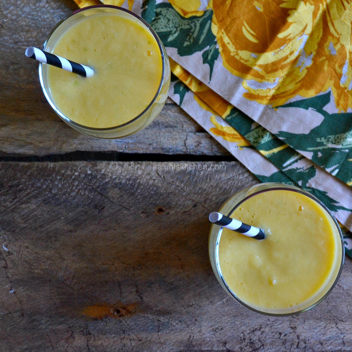 kaluhi's kitchen instagram_pineapple smoothie