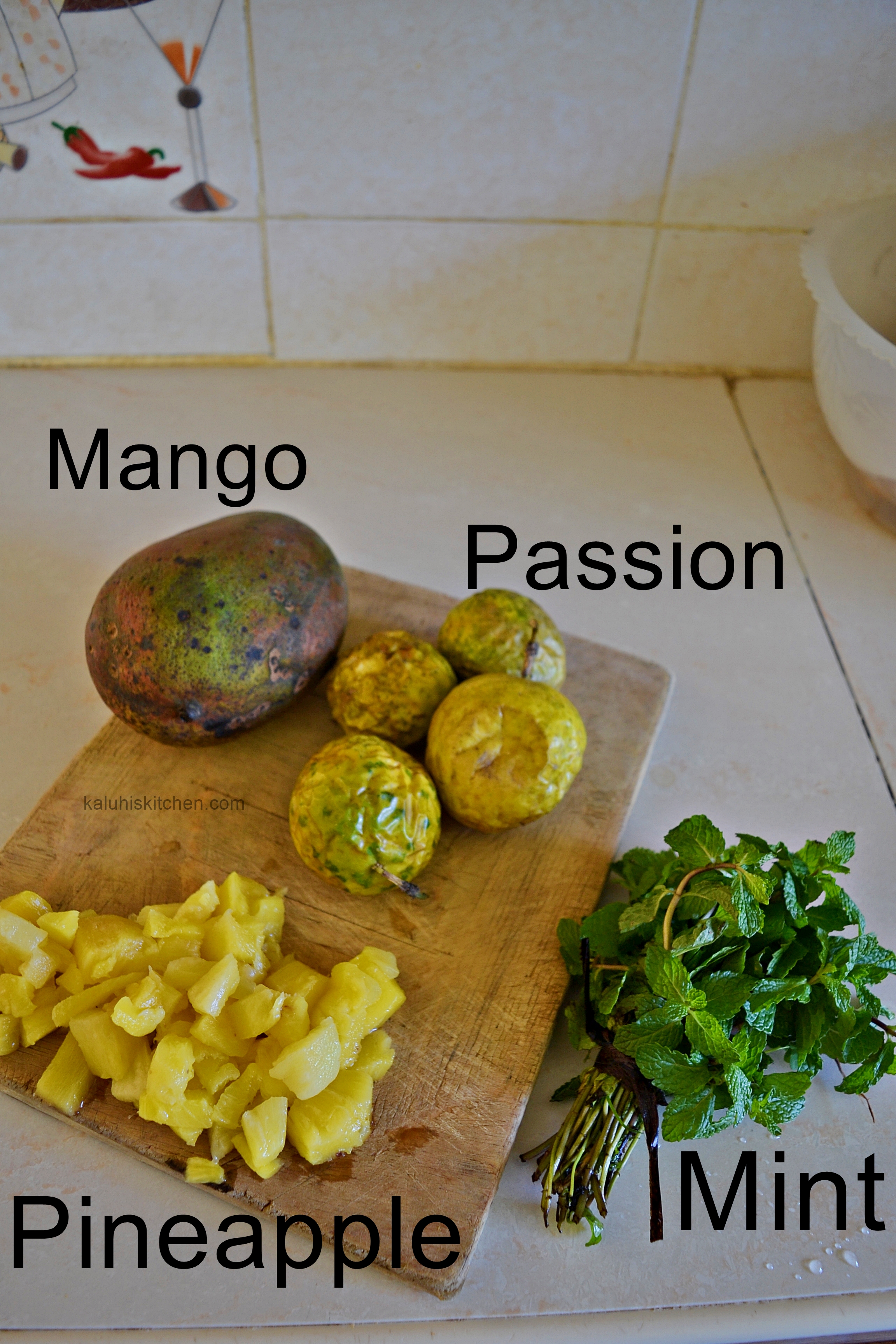 how to make mango mint salad_how to make a salad with mint_tropical salads_cooking with passion fruit_kenyan food blogs