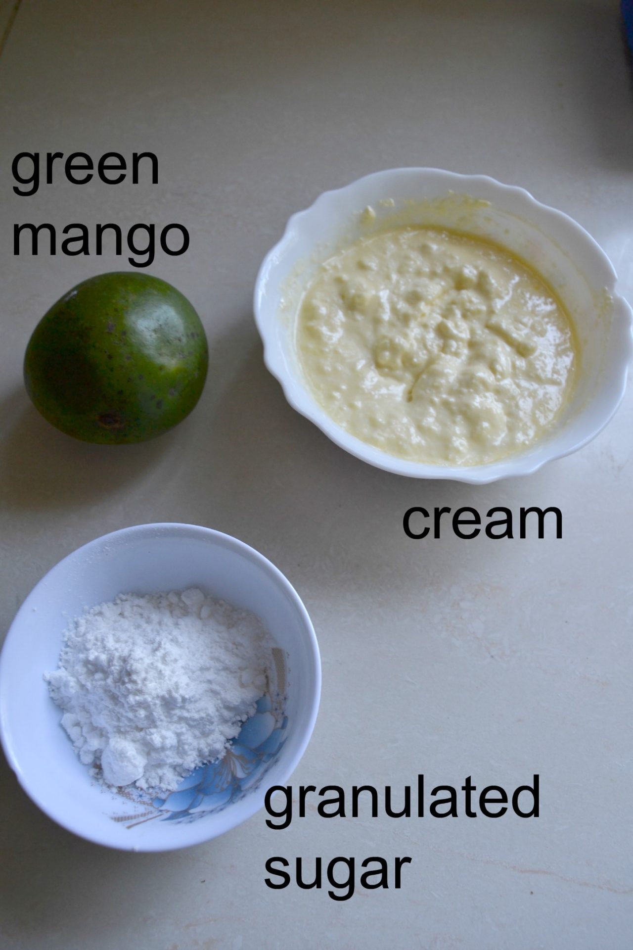 ingredients for making a posset_how to make a mango posset_posset ingredients_kaluhiskitchen.com