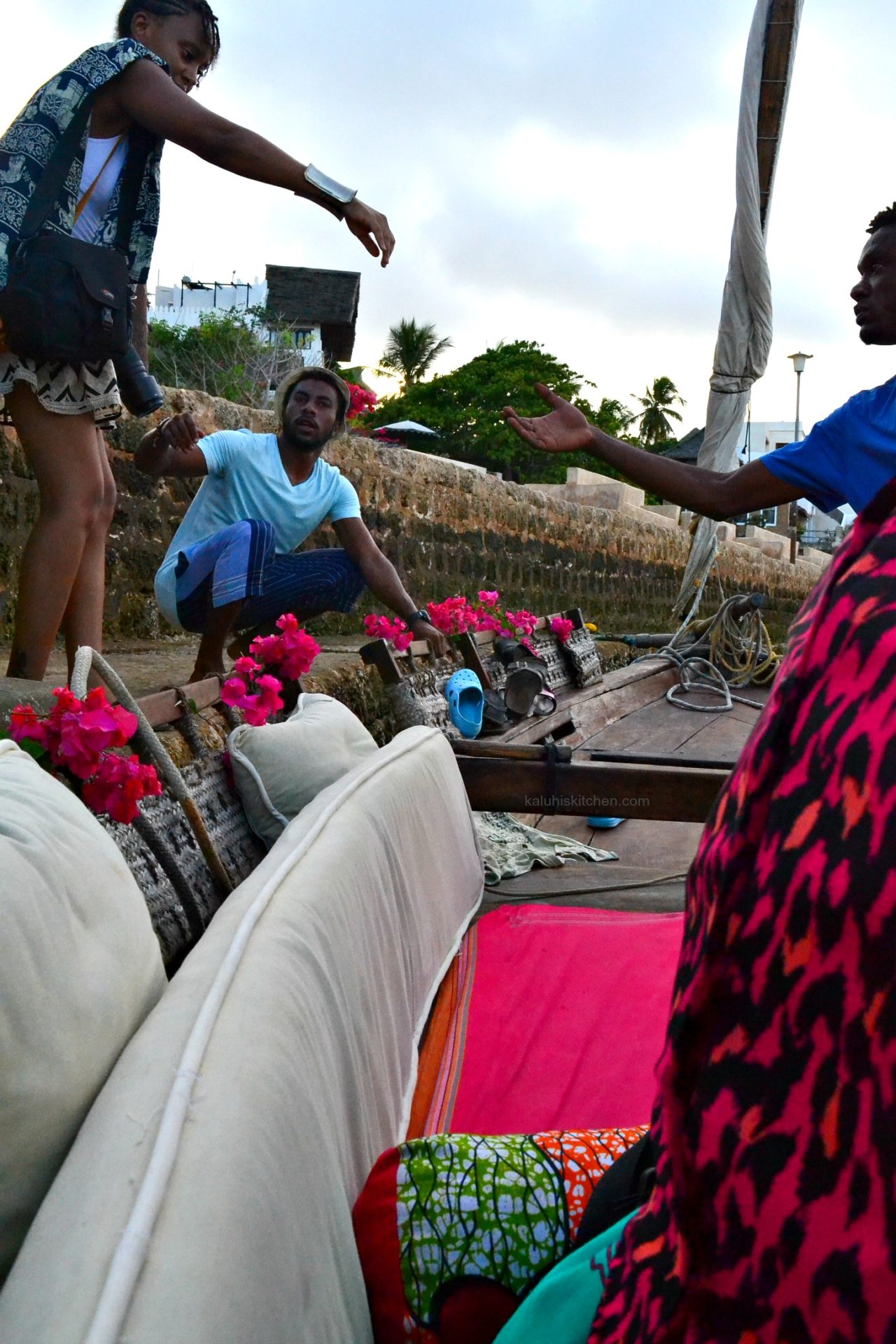 dhow cruise in Lamu during the Lamu food festival