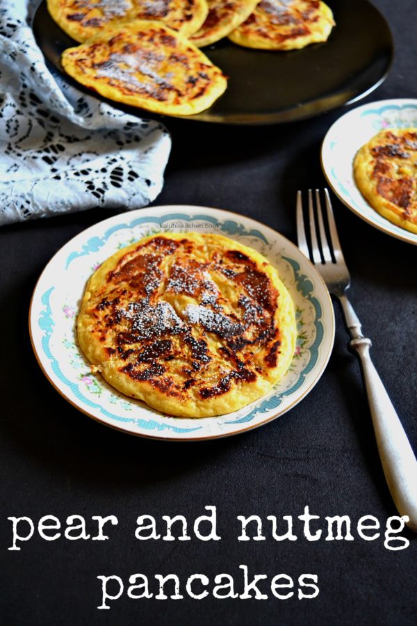 Photo inspiration: Picture Idea: Pear And Nutmeg Pancakes