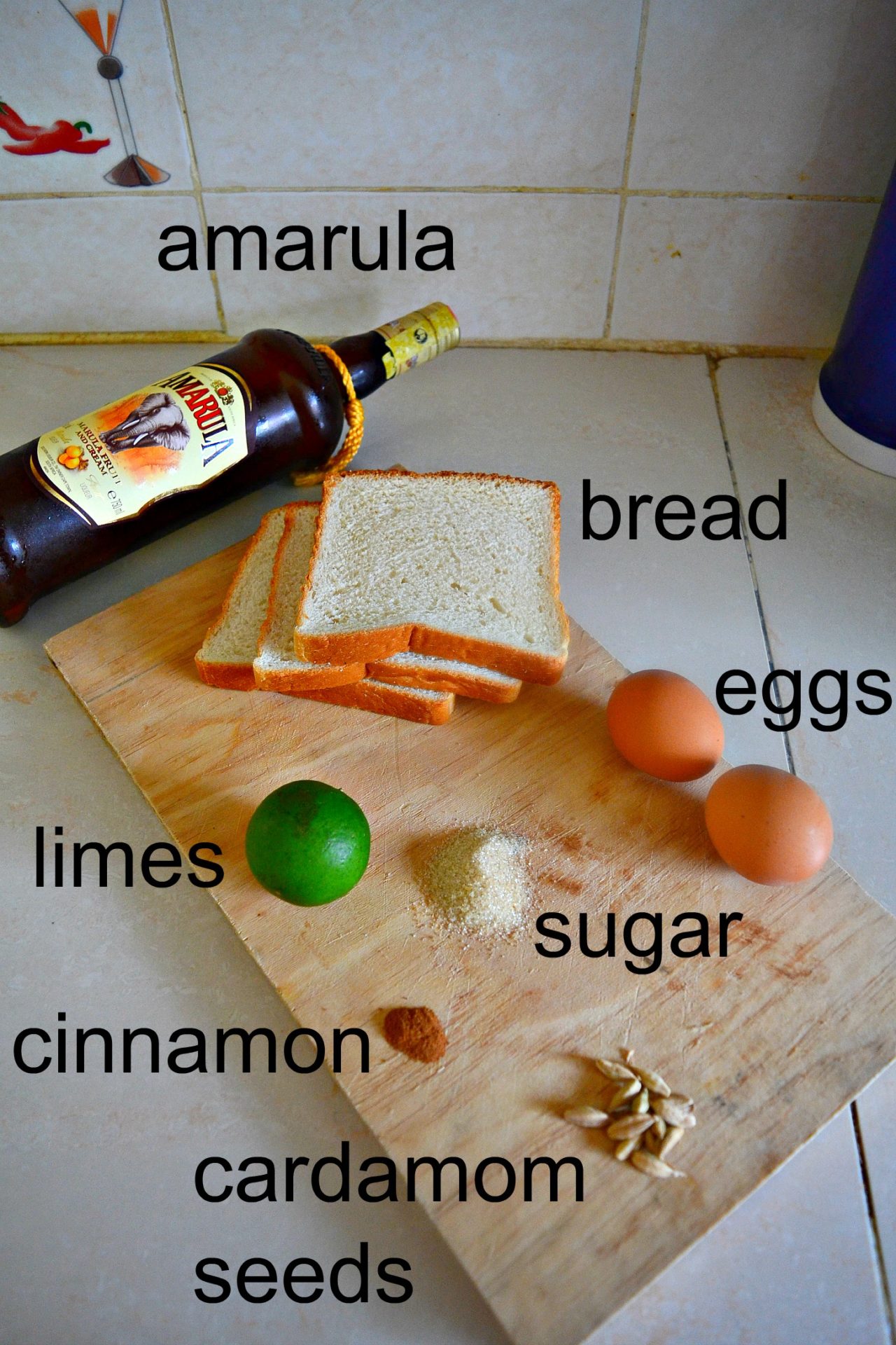 ingredients for amarula and lime zest french toast_french toast recipes_kaluhiskitchen.com_kenyan food