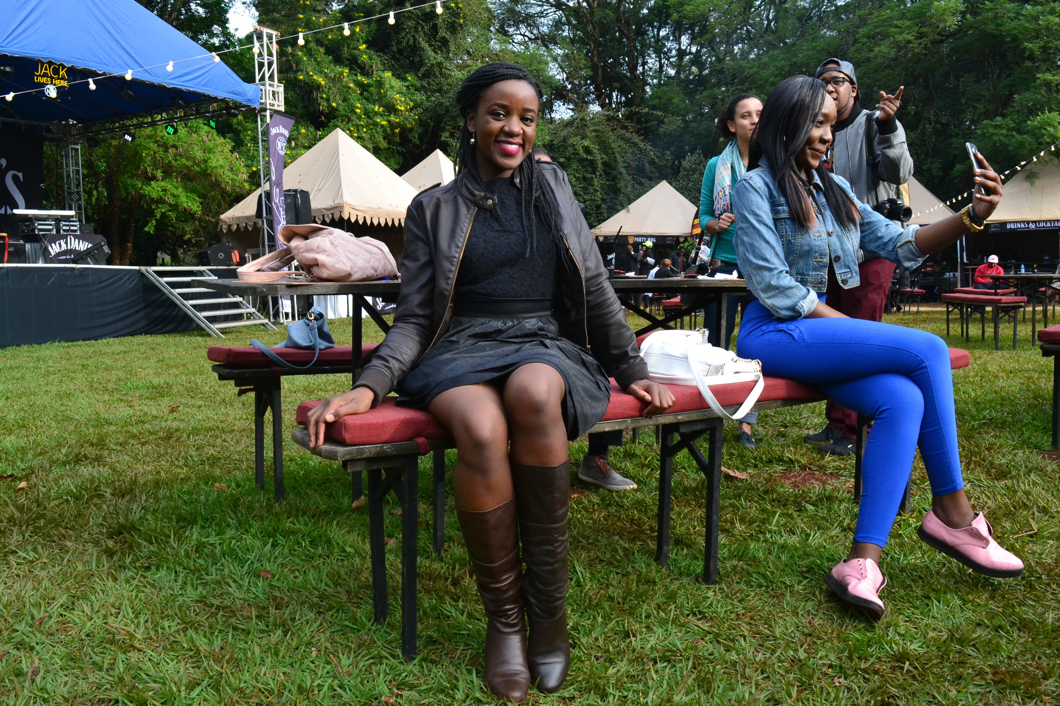 Bought those boots in a dark streetjust before city council team came to chase the hawkers. I got home only to realize they are different shades of brown... Nairobi thrifting is indeed a gamble :D. Don't judge me by the state of my shoes :D :D