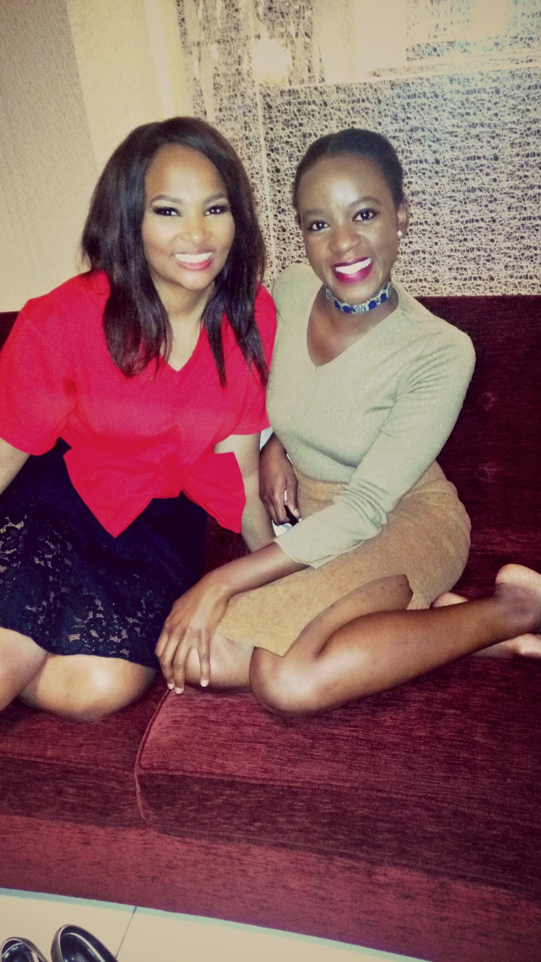 Kaluhi Adagala and Siba Mtongana at her exclusive interview at Radisson blu Nairobi_