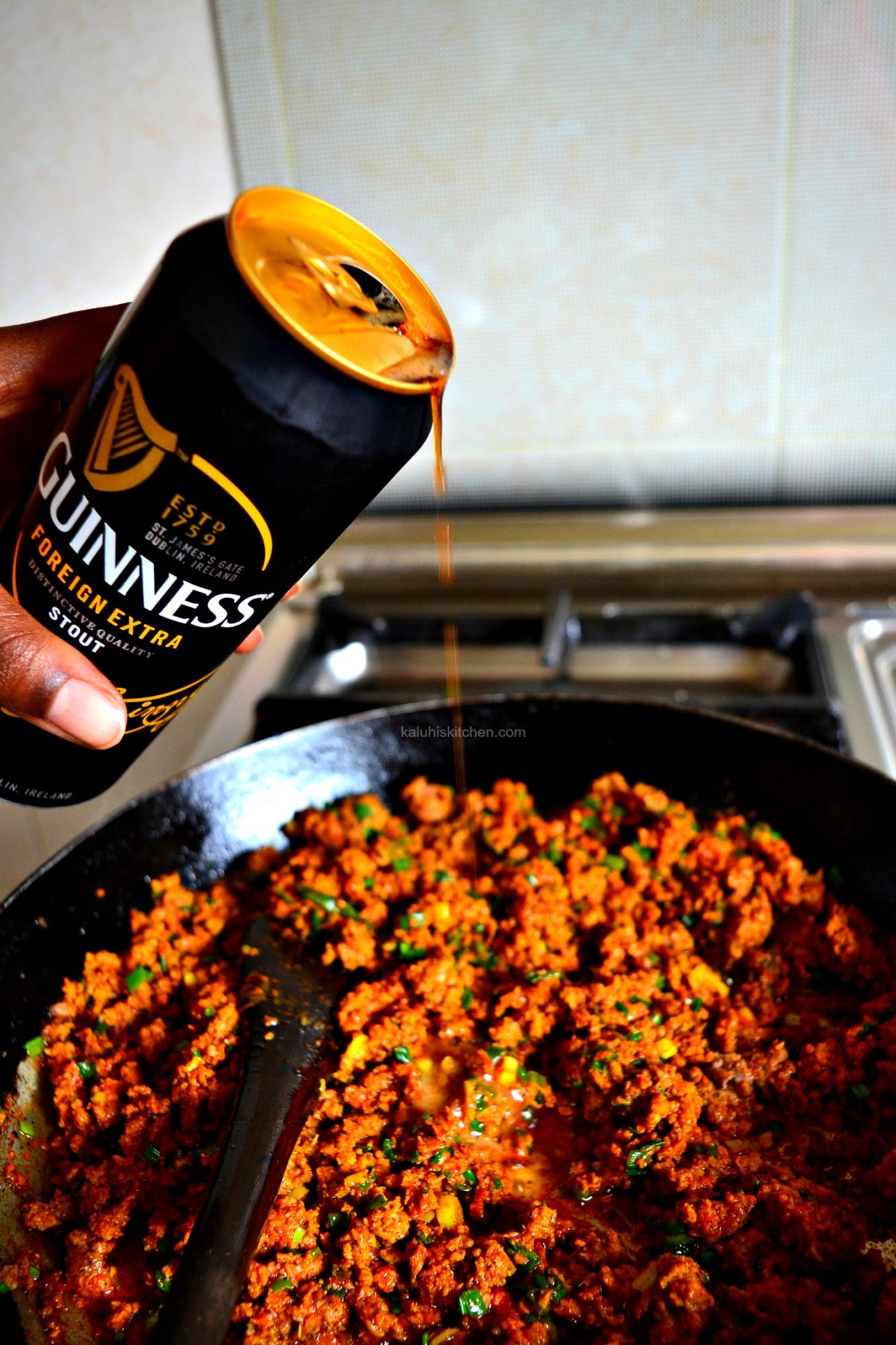 add some guinness into your food so that it can cook down with the meat and also the flavor of the stoutreally infuses and develops_kaluhiskitchen.com