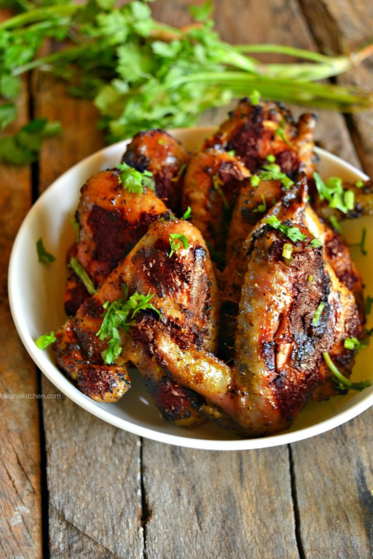 Brandy Marinated Grilled Chicken Wings Kaluhi's Kitchen