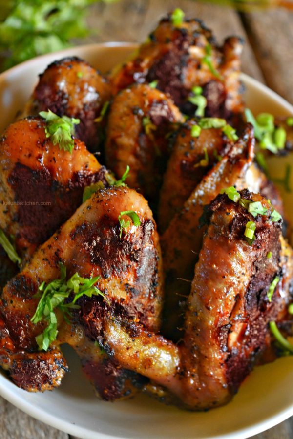 Brandy Marinated Grilled Chicken Wings Kaluhi's Kitchen