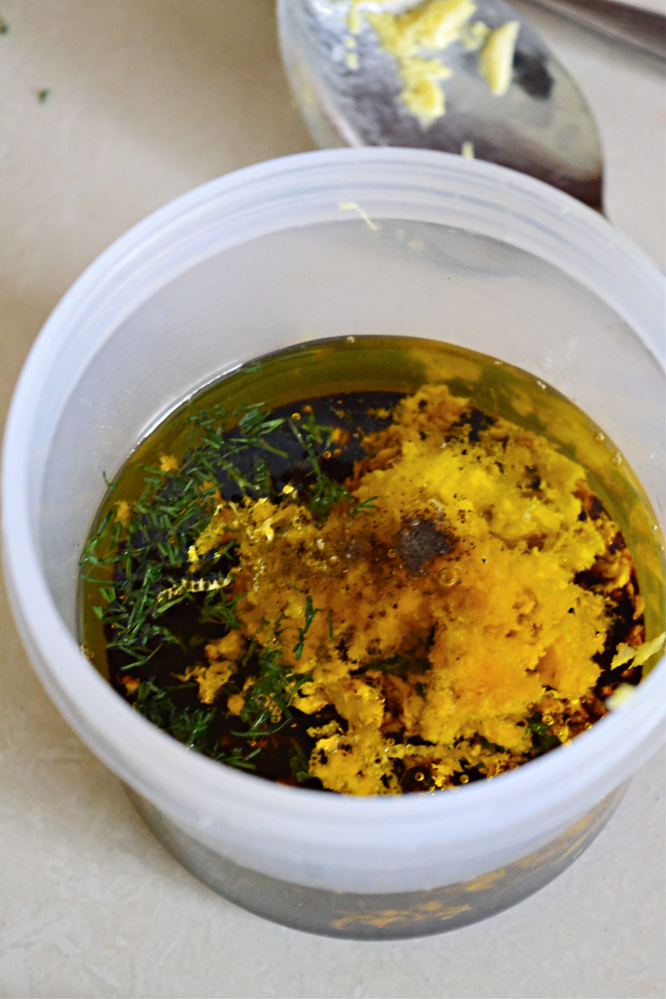 Apple Pecan Feta Salad with Zesty Dill Ginger Dressing Kaluhi's Kitchen