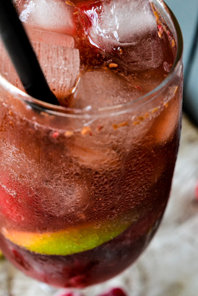 Lime Raspberry Coke-Tail