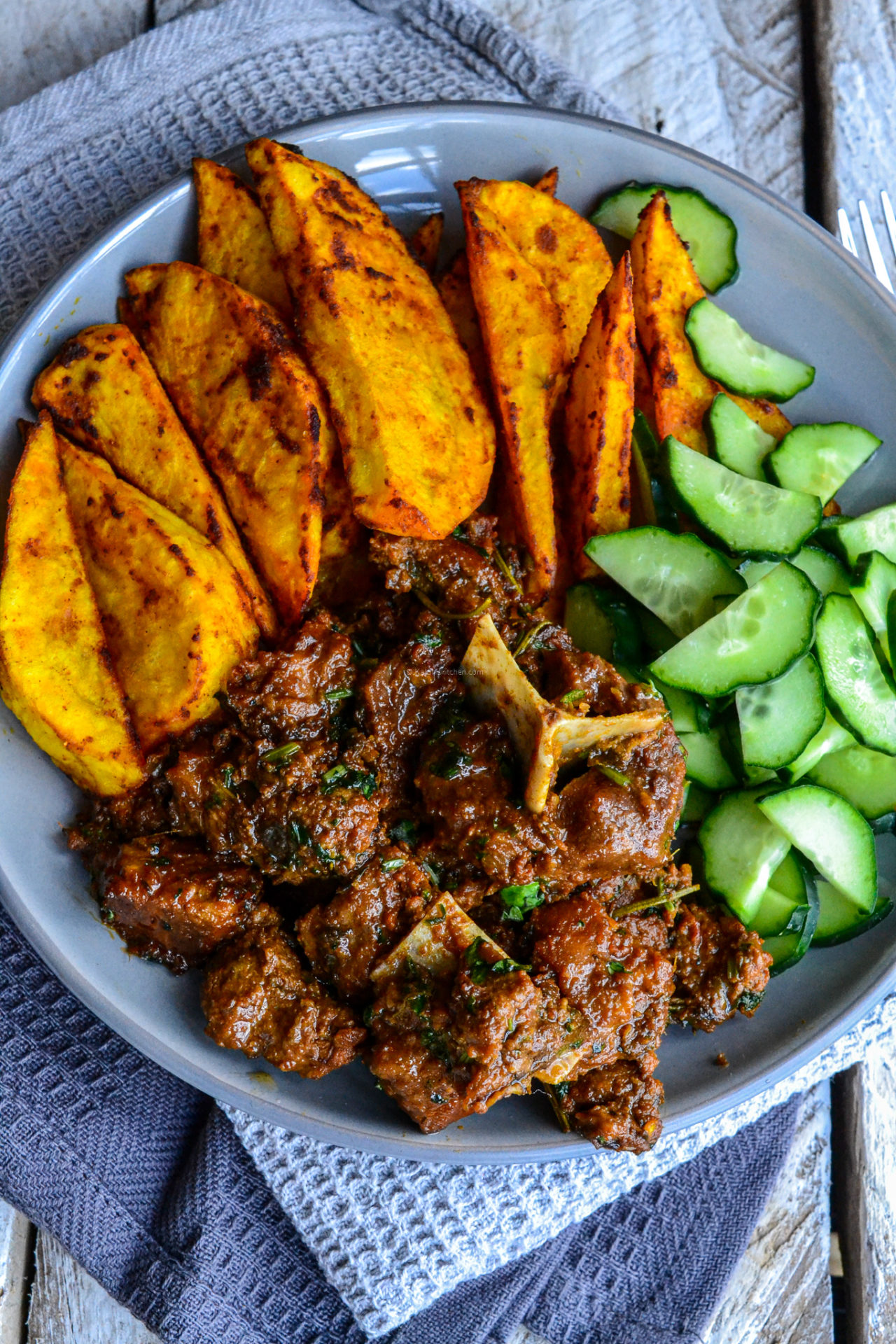 Mbuzi dry fry is the best way to enjoy goat meat. Slow cooked, super tender and really flavorful as a result