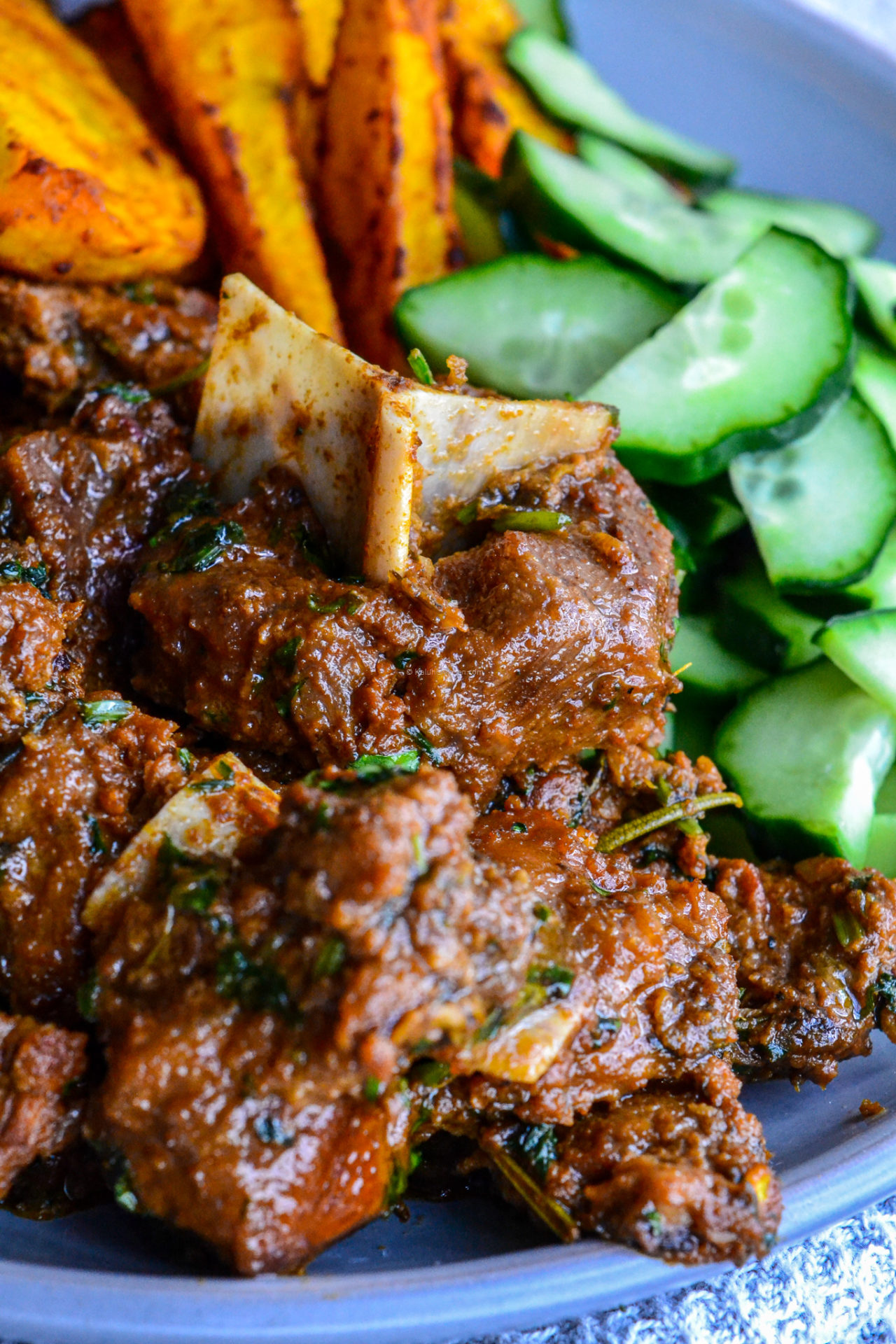 Mbuzi dry fry is the best way to enjoy goat meat. Slow cooked, super tender and really flavorful as a result