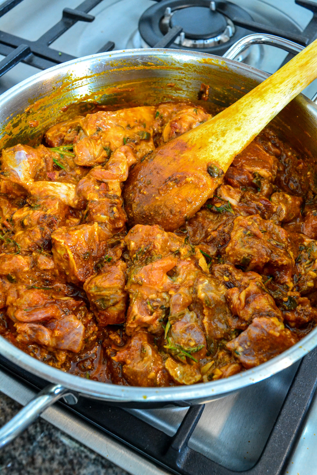 Mbuzi dry fry is the best way to enjoy goat meat. Slow cooked, super tender and really flavorful as a result
