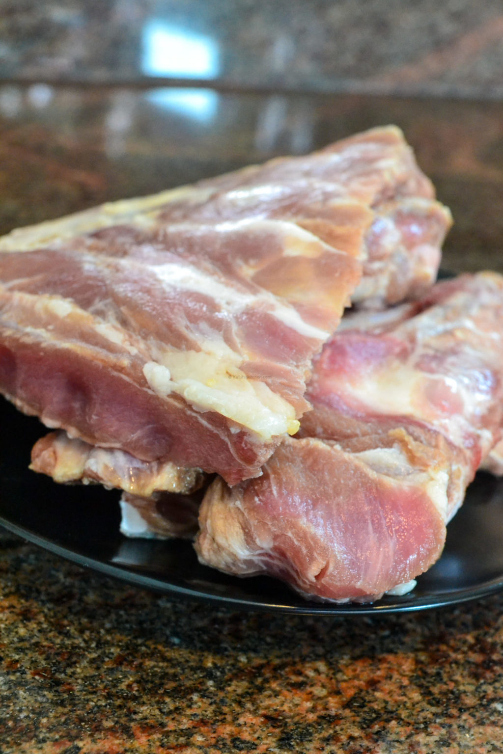 Sticky Pork Ribs with Mango BBQ sauce Kaluhi's Kitchen