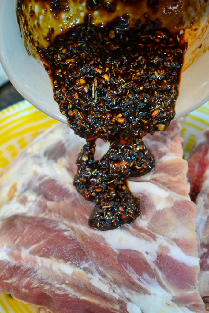 Sticky Pork Ribs with Mango BBQ sauce Kaluhi's Kitchen